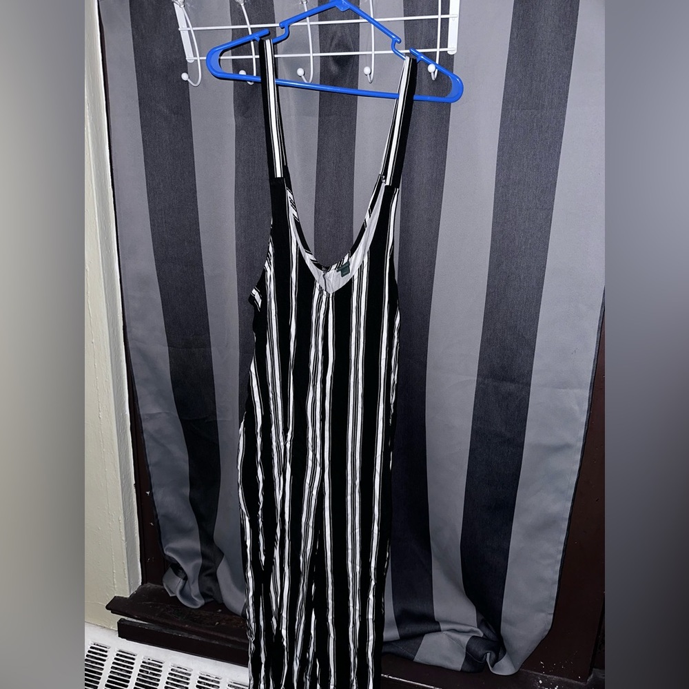 Wild Fable Black&White Pant Jumpsuit